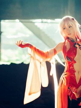 【娘炮的cos正片】罪恶王冠蝶祈战斗服Ver.COS_Guilty Crown (1)