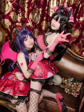 《Love Live! 》东条希小恶魔觉醒 C O S P L A Y_【lovelive！】❤让小恶魔看看你的心❤宅舞—孑然妒火 XI (16)