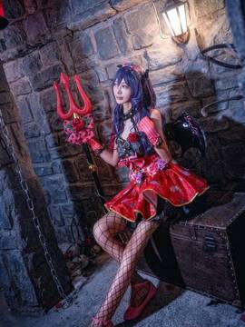 《Love Live! 》东条希小恶魔觉醒 C O S P L A Y_lovelive！东条希小恶魔觉醒 (4)