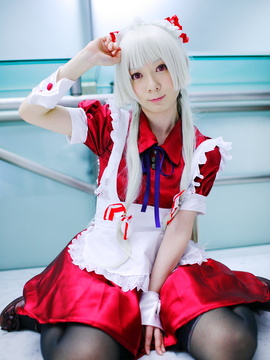 (東方) 藤原妹紅 cosplay by マロパピ_041