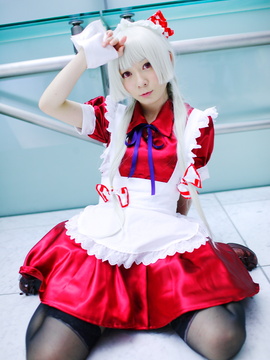 (東方) 藤原妹紅 cosplay by マロパピ_048