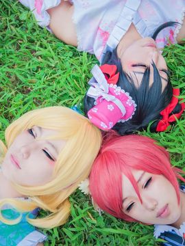 《LoveLive!》bibi组的三人祭典觉醒ver C O S P L A Y_bibi组的三人祭典觉醒ver C O S (3)