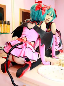 Vocaloid - Hatsune Miku devil cosplay by Higurashi Rin_030