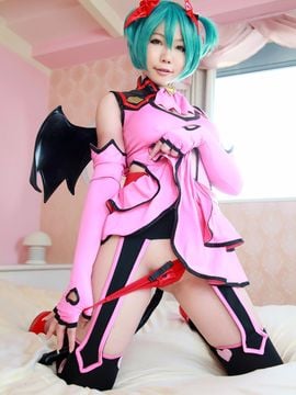 Vocaloid - Hatsune Miku devil cosplay by Higurashi Rin_014