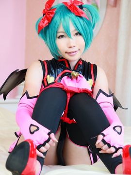 Vocaloid - Hatsune Miku devil cosplay by Higurashi Rin_019