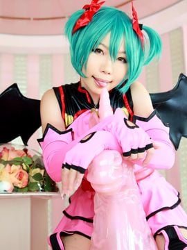 Vocaloid - Hatsune Miku devil cosplay by Higurashi Rin_018