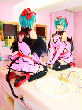 Vocaloid - Hatsune Miku devil cosplay by Higurashi Rin_026