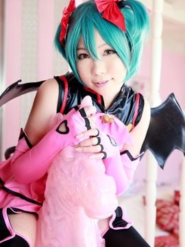 Vocaloid - Hatsune Miku devil cosplay by Higurashi Rin_017