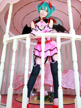 Vocaloid - Hatsune Miku devil cosplay by Higurashi Rin_006