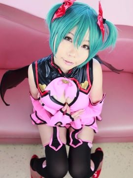 Vocaloid - Hatsune Miku devil cosplay by Higurashi Rin_011