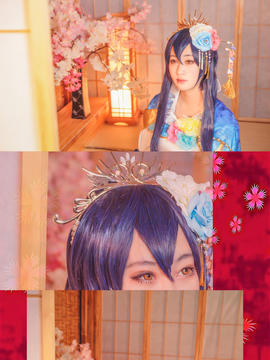 《lovelive！》园田海未Ver福神降临 C O S P L A Y_lovelive！海七福神觉醒 (3)