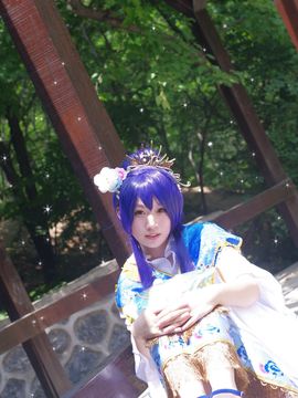 《lovelive！》园田海未Ver福神降临 C O S P L A Y_园田海未福神觉醒cos (7)