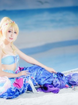 《lovelive！》绚濑绘里人鱼ver C O S P L A Y_Fly through the incredible sea (2)