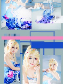 《lovelive！》绚濑绘里人鱼ver C O S P L A Y_Fly through the incredible sea (1)