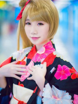 《Love Live!》和穿着棉花和服的小鸟一起玩 C O S P L A Y_❀LoveLive❀南小鸟棉花糖未觉醒ver.