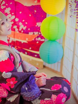 《Love Live!》和穿着棉花和服的小鸟一起玩 C O S P L A Y_和穿着棉花和服的小鸟一起玩 C O S P (8)