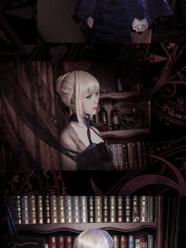 《Fate stay night》saber小礼服 C O S P L A Y_#FateGrandOrder##Saber Alter# (4)