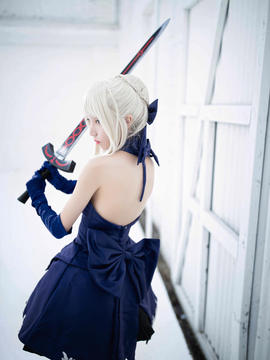 《Fate stay night》saber小礼服 C O S P L A Y_阿尔托莉雅·潘德拉贡 Alter (17)