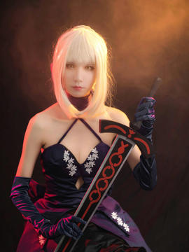 《Fate stay night》saber小礼服 C O S P L A Y_阿尔托莉雅·潘德拉贡 Alter (3)