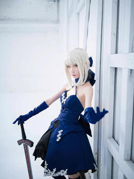 《Fate stay night》saber小礼服 C O S P L A Y_阿尔托莉雅·潘德拉贡 Alter (16)