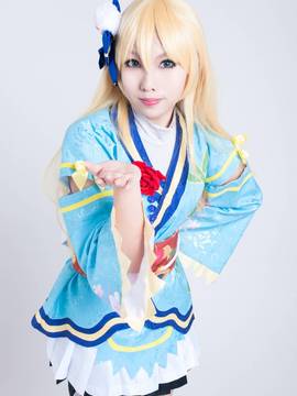 《Love Live!》绚濑绘里剧场版服装C O S P L A Y_angelic angel绘里cos (8)