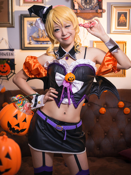 《Love Live! 》绚濑绘里万圣节小恶魔 C O S P L A Y_Trick or treat~! (1)