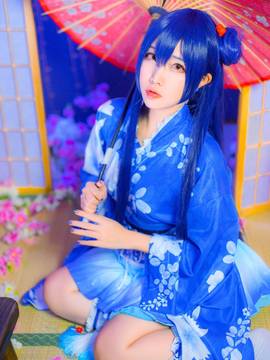 《LoveLive!》园田海未夏祭浴衣觉醒 C O S P L A Y_新年快乐UMI (9)