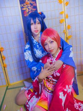 《LoveLive!》园田海未夏祭浴衣觉醒 C O S P L A Y_新年快乐UMI (12)