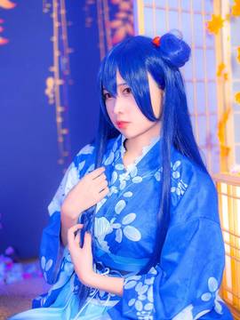 《LoveLive!》园田海未夏祭浴衣觉醒 C O S P L A Y_新年快乐UMI (7)