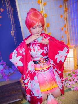 《Love Live!》真姬夏日祭浴衣觉醒 C O S P L A Y_新年快乐MAKI (2)