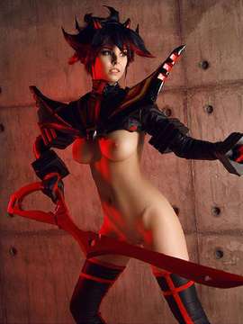 [Disharmonica] Kill la Kill - Matoi Ryuko cosplay_021