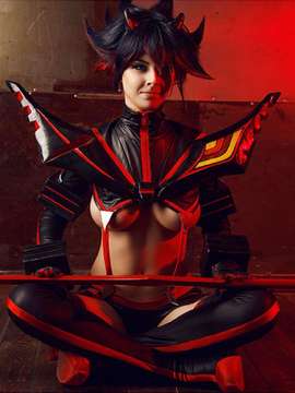 [Disharmonica] Kill la Kill - Matoi Ryuko cosplay_011