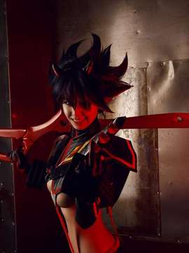 [Disharmonica] Kill la Kill - Matoi Ryuko cosplay_012