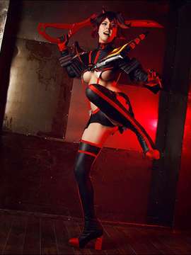 [Disharmonica] Kill la Kill - Matoi Ryuko cosplay_010