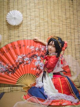 《Love Live! 》矢泽妮可七福神微笑天女C O S P L A Y_Love Live cos 福神妮可 (9)