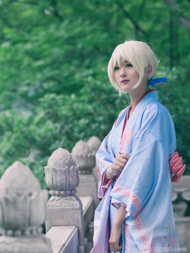 《Fate Stay Night》Saber晴着ver.~吾王和服新年挂画 C O S P L A Y_#cos正片##cospaly##saber cos# (9)