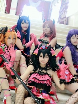 《lovelive！》矢泽妮可小恶魔觉醒 C O S P L A Y_lovelive 矢泽妮可小恶魔 (2)