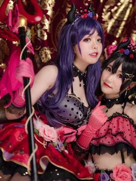 《lovelive！》矢泽妮可小恶魔觉醒 C O S P L A Y_【lovelive！】❤让小恶魔看看你的心❤宅舞—孑然妒火 NI (1)