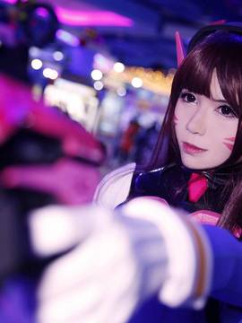 《守望先锋》D.va上线啦！ C O S P L A Y_守望先锋D.VA COS (6)