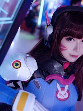 《守望先锋》D.va上线啦！ C O S P L A Y_守望先锋D.VA COS (9)