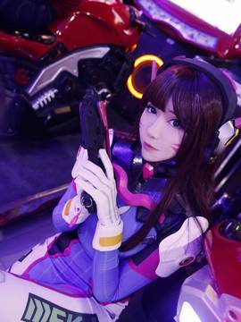 《守望先锋》D.va上线啦！ C O S P L A Y_守望先锋D.VA COS (4)