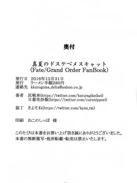 [无毒汉化组] (C91) [ラーメン半額280円 (尻戦車)] 真夏のドスケベメスキャット (FateGrand Order)_021