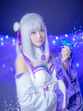 《Re从零开始的异世界生活》Emilia C O S P L A Y_Re：从零开始的异世界生活Emilia 爱蜜莉雅 (1)