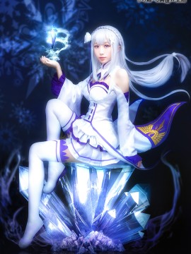 《Re从零开始的异世界生活》Emilia C O S P L A Y_从零开始的异世界生活-艾米莉娅 (1)