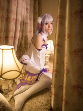 《Re从零开始的异世界生活》Emilia C O S P L A Y_爱蜜莉雅 公式服 (1)