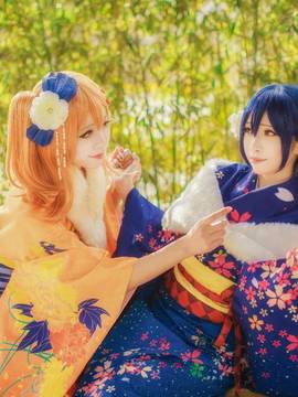 《Love Live!》高板穗乃果正月未觉Ver C O S P L A Y_果祝您鸡年大吉 吧！正月和服未觉醒Ver. (2)