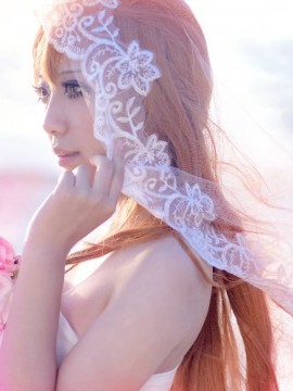 《刀剑神域》亚丝娜花嫁COSPLAY_★ 刀剑神域 ★ 婚纱ver (30)