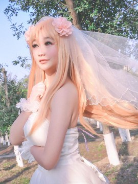 《刀剑神域》亚丝娜花嫁COSPLAY_★ 刀剑神域 ★ 婚纱ver (43)