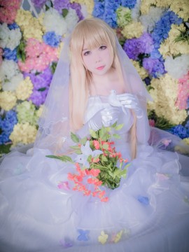 《刀剑神域》亚丝娜花嫁COSPLAY_★ 刀剑神域 ★ 婚纱ver (64)