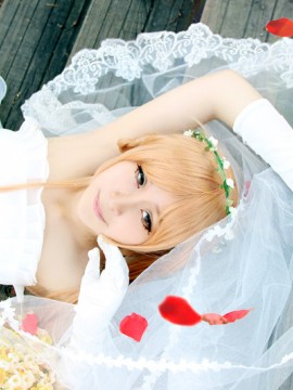 《刀剑神域》亚丝娜花嫁COSPLAY_★ 刀剑神域 ★ 婚纱ver (37)